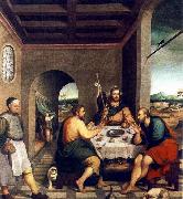 BASSANO, Jacopo Supper at Emmaus oil on canvas